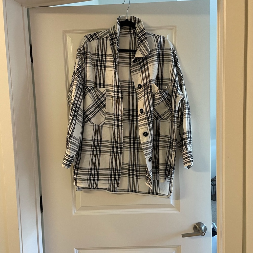 Zara Plaid Shacket
